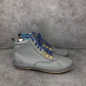 Keds Scout II Water Resistant Lace Up Ankle Boot, Grey, Women's 7